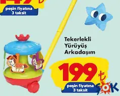 GOKİDY OYUNCAK TEKERLEKLİ YÜRÜYÜŞ ARKADAŞIM fiyat ve kampanya bilgisi